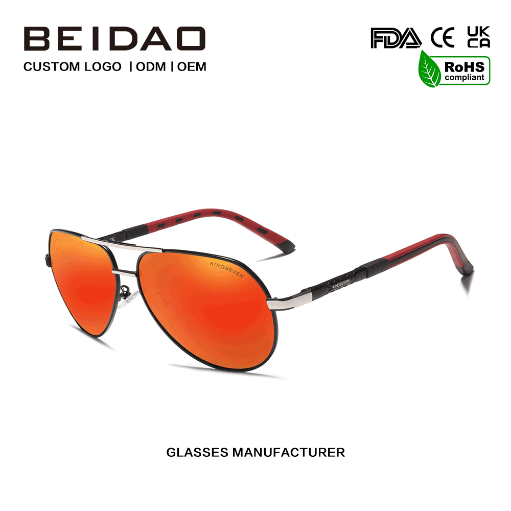 2026 Alloy Frame UV400 suoja-aurinkolasit