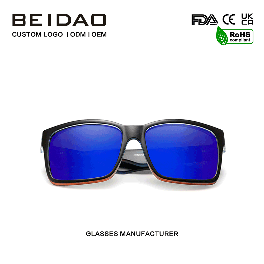 Hot Selling Fashion polarized Blue Mirro Lenses aurinkolasit
