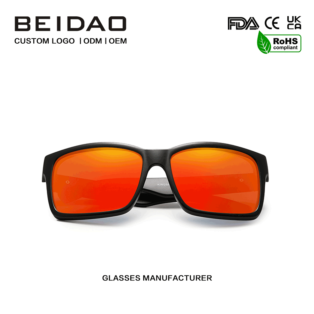 Hot Selling Fashion polarized Mirro Lenses aurinkolasit Unisex