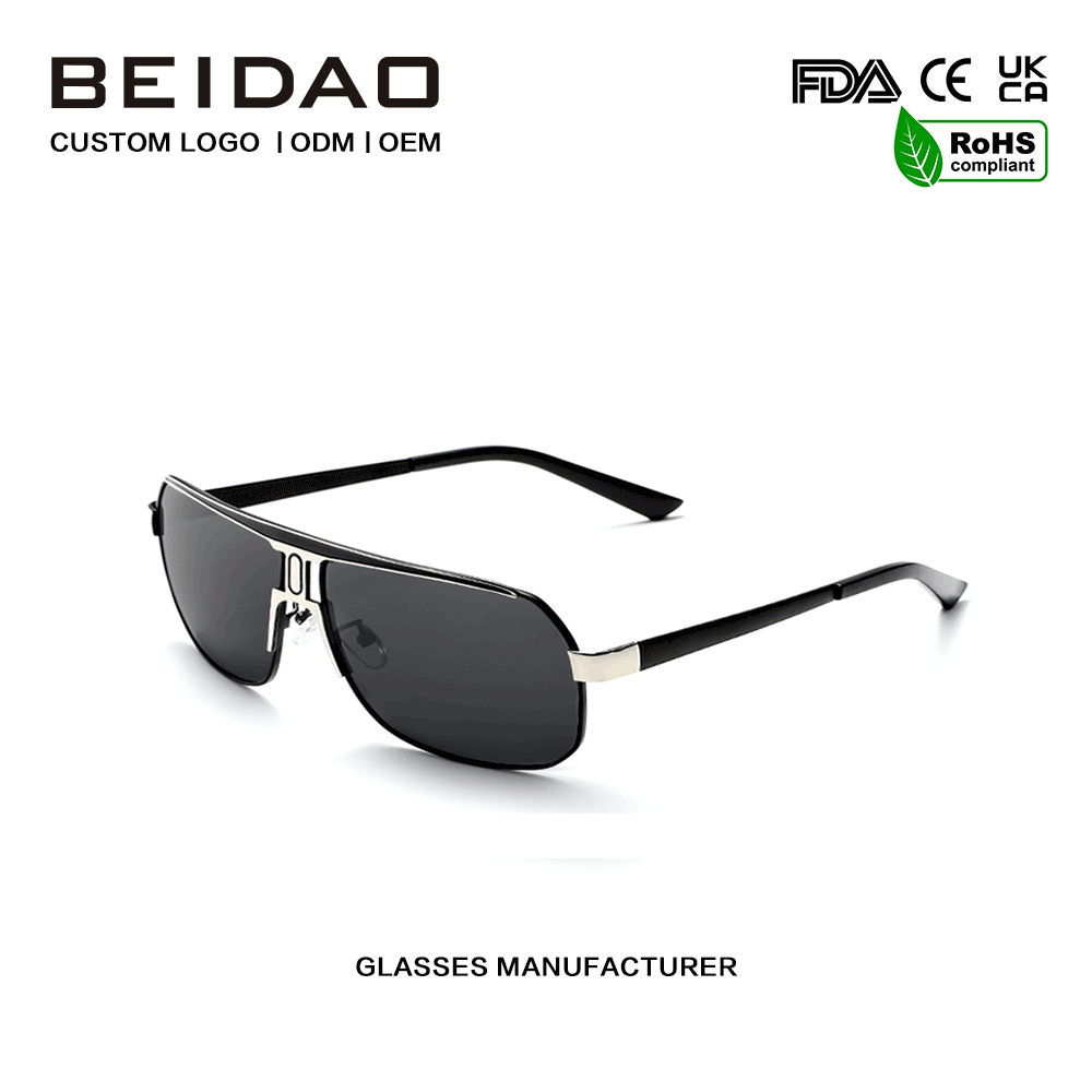 Modernit Big Alloy Frame UV400 -suojalasit miehille, naisille